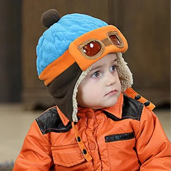 Doit Dječje zimske kape, Krzno dječje пилотская kapa za dječake leta kape dječji tople kape-ушанки u Dobi od 1 do 5 godina