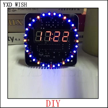 DS1302 Rotirajući LED Zaslon Alarm Modul Elektronske Sati DIY KIT LED Prikaz Temperature Za arduino DS1302 S kućištem