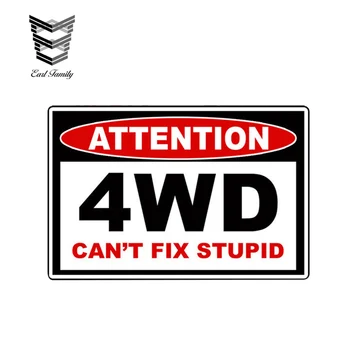 EARLFAMILY 13 cm X 8,6 cm Smiješno 4WD Offroad Upozorenje Naljepnica Naljepnica na branik automobila Kamiona Grafički 4x4 ATV SxS HD Auto Naljepnice