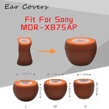 Earplugs za Sony MDR-XB75AP MDR XB75AP Slušalice Slušalice Zamjena Slušalice jastučići za uši PU