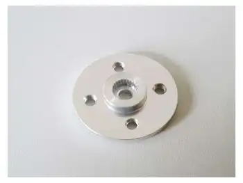 F07824 1 Kom. Сервопластина od lijevanog aluminija sa CNC-Cijele Disk rog zatrubi 23 T Srebrne Boje za serije Sanwa