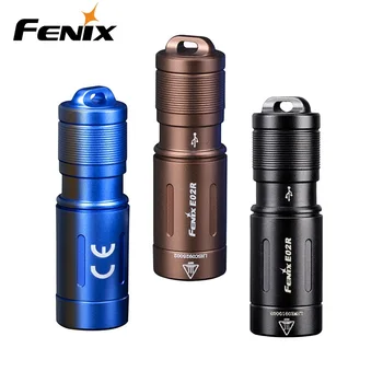 Fenix E02R USB punjiva privjesak mini svjetiljka-svjetiljka ugrađena li-polymer baterija
