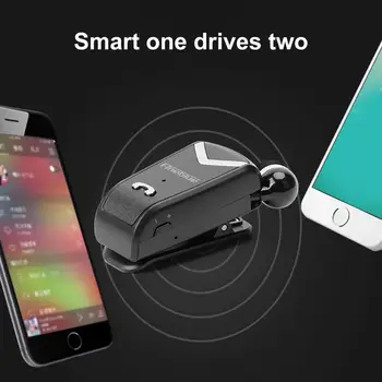 FineBlue F-V2 Mini Bežična poslovni slušalice Bluetooth Slušalice za sportske vozača Teleskopski spona za stereoslušalica spot za dizajn