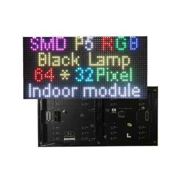 Full color SMD P5 Unutarnji RGB 3528 Crna Lampa HUB75E LED Дисплейные Moduli 64*32 Piksela 16Scan