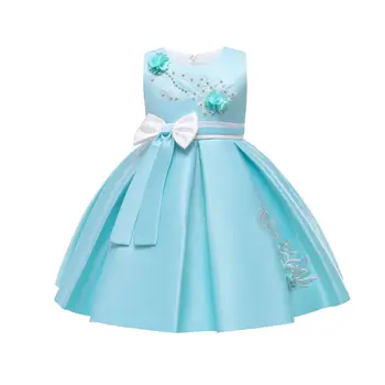 Haljina za djevojčice 2021 Novi pad odjeća za stranke Elegantna princeza s dugom тюлем za djevojčice Dječje haljine za vjenčanje