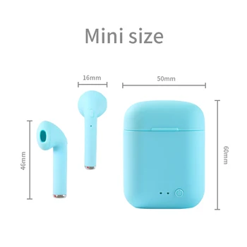 I7 Mini2 TWS Bluetooth Bluetooth slušalice 5,0 Slušalice Mat Slušalice, Stalak za punjenje kutija, Slušalice Bežične Slušalice za iphone xiaomi