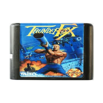 Igralište kartica Thunder Fox 16 bita MD Za Sega Mega Drive Za SEGA Genesis