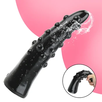 IKOKY Velike Analni čep je Analni čep za Seks-igračka za muškarce i žene XL Super Dugo dildo Vaginalni čep Stimulacija čestica Lumenom anusa Dildo