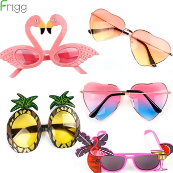 INS Plaža college Novost Flamingo Ukras za stranke Svadbena dekoracija Sunčane naočale ananas Havajski Zabavne naočale Pribor za aktivnosti
