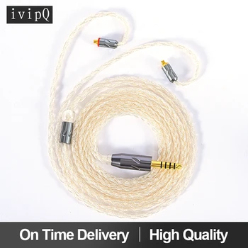 IvipQ YIN Xiao 16-Core Kabel za slušalice od Srebra 2,5 MM/3,5 MM/4,4 MM Priključak za slušalice MMCX/2PIN/QDC/TFZ Sučelje za slušalice Audio
