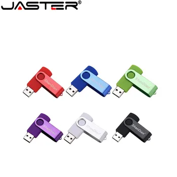 JASTER Poslovne plastike USB Flash drive poslastica Prijenosni flash drive 4 GB 8 GB 16 GB, 32 GB i 64 GB revolving kartica u disk usb 2.0