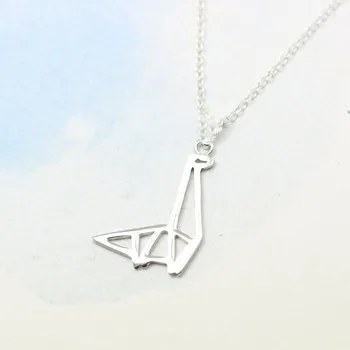Jednostavno oblikovana ogrlica Dinosaura Origami je Lijepo Moderna минималистичное ogrlica iz filma jurske sa Zmaj-Танистрофея