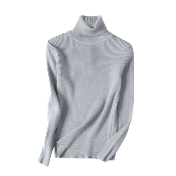 Jesen Zima Ženski džemper вязаная водолазка Povremeni Blagi kardigan Džemper Modni облегающий Ženski Elastične pulover džemper женс