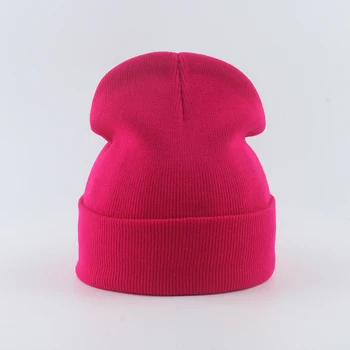 Jesensko-zimska kapa Unisex Nove kape za žene, muškarce, običan pletene kape, modni kape u stilu hip-hop, toplo haubi, ženska svakodnevni kapu
