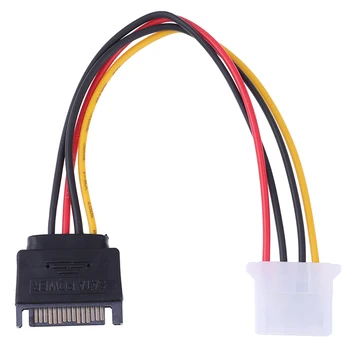 Kabel za napajanje SATA na IDE 15-pinski SATA za spajanje na Molex IDE 4 - pinski Konektor za Adapter kabela