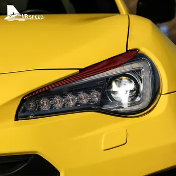 Karbonskih Vlakana za Toyota GT 86 i Subaru BRZ 2016 2017 2018 2019 2020 Pribor Automobilskih Svjetala Poklopac Svjetla Završiti Naljepnica za obrve