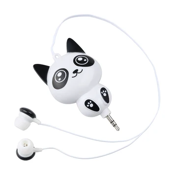 Kebidu 3,5 mm Žičani Slatka Panda Pop Slušalice Slušalice Slušalice za smartphone, MP3 rođendanski Poklon za bebu