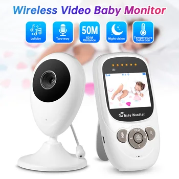 KERUI Dječje Skladište Bežični Video Usluga baby monitor 2,4-inčni TFT ekran od Definicija temperature čuvanja Djece Uspavanke za Noćni vid