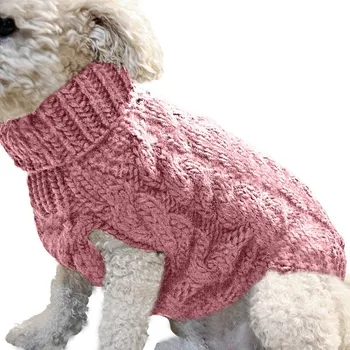 Klasične Pletene džemper-skakač za kućne ljubimce za mačke, pse, Zima topla odjeća za štence, džemper za pse, - pulover za pse, Odjeća za pse