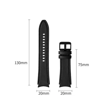 Kožni Silikon Remen za Samsung Galaxy Watch 4 Classic 46 mm 42 mm/Galaxy Watch 4 44 mm 40 mm Zamijeniti Remen Za ručni Zglob Pribor