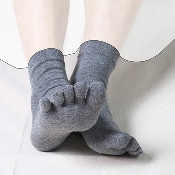 Kvalitetan Poslovni ljudi Čarape sa pet prstiju Na čarapama, Pamuk Антифрикционные čarape s mirisom Muške Svakodnevne zimske termalne čarape MKD002