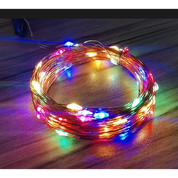 Led lampe lampe za noćno svjetlo USB kabel svjetlo stranke dekoracije svjetlo lampe šarene USB led perle