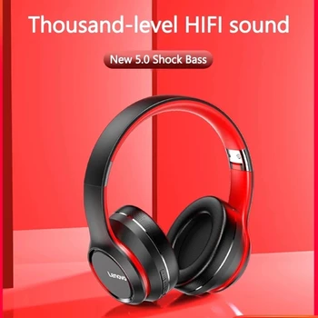 Lenovo HD200 Bluetooth Slušalice na uho Sklopivi Računalne Bežične Slušalice S redukcijom šuma HIFI Stereo Gaming Headset