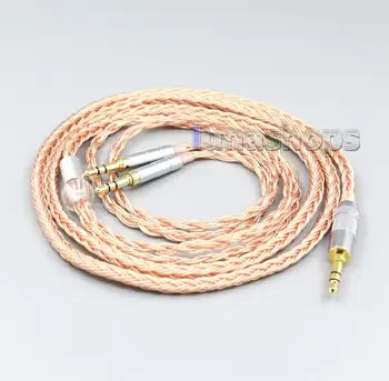 LN006745 2,5 mm 3,5 mm XLR Uravnotežen 16-core 99% 7N OCC Kabel za Slušalice Za HarmonicDyne Zeus hifiman HE5XX