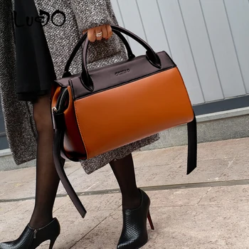 LUCDO Brand UMJETNA koža Luksuzne torbe, Ženske torbe, Dizajnerske torbe preko ramena za dame torbe velikog kapaciteta