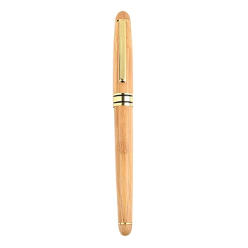 Luksuzna nalivpero u бамбуковом stilu s poklon kutiji Marke Office olovke za pismo Tinta 0,5 mm Školskog pribora