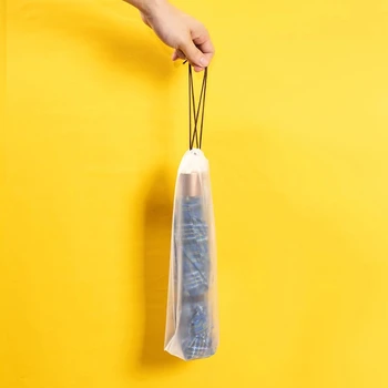 Mat Prozirni Plastični Paket, Torba za pohranu kišobran za Višekratnu upotrebu Prijenosni Kišobran Torbica za pohranu na pertla Organizator za kućnu pohranu