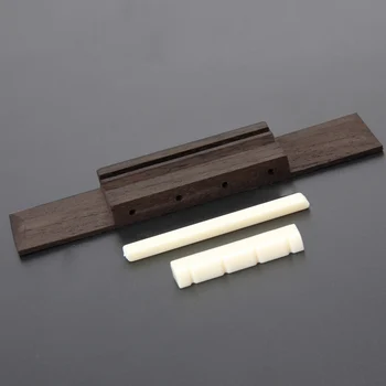 Matica ABS boje bjelokosti i sedlo s utorima + 110 mm Most od rosewood za Detalje Ukulele Zamjenjive Kvalitetne Glazbene Pribor