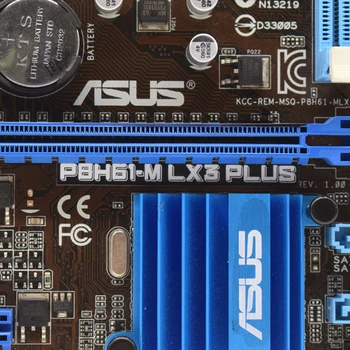 Matična ploča LGA 1155 ASUS P8H61-M LX3 PLUS Intel H61 DDR3 PCI-E 2.0, SATA II USB2.0 Matična ploča uATX za procesor Core i5-2500 i3-2120