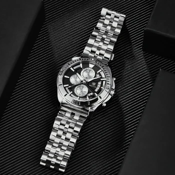 Mens BENYAR 2021 Novi Luksuzni ručni Kvarcni sat je Najbolji brand Moderan Sportski muški sat s хронографом reloj hombre