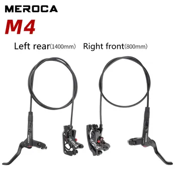 MEROCA MT420 MTB Kočnica Hidraulički 160 mm Disk Kočnice S Četiri Klipa Prednji Desni/Lijevi Stražnji 800/1400 mm Biciklističke Pribor
