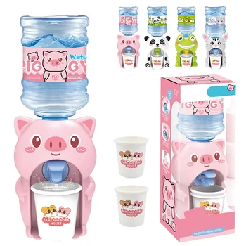 Mini-Crtani Dispenzer za vodu za piće Prijenosni Dječji Kuhinja Fontana za piće Čaše Igračka za pretenzija Skup za igre na Poklon