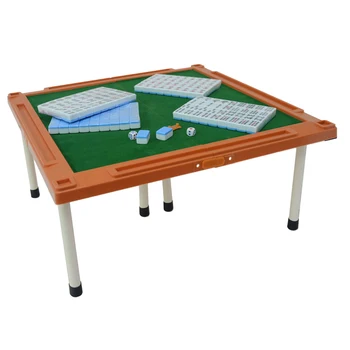 Mini Mahjong Prijenosni Igra Na Ploči Za Putovanja Kineski Mahjong Skup Sa Sklopivim Stolom