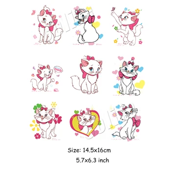 Mini Set za mačke Oblog Super Baby Poklon Ikone Odjeća Deco Novi Dizajn Diy Opremu Periva Zakrpe za prijenos topline