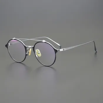 Moderan Vintage Pilot Titan Naočale za čitanje Okvira za muškarce Žene Kratkovidnost Optički Naočale na recept Klasicni Okrugle Naočale