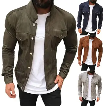 Moderna muška odjeća Monotono Ulica odjeća Topla jakna s igle Jakna Muška jakna