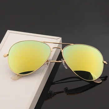 Modni Klasične sunčane naočale za žene i za muškarce Ogledalo za vožnju 2021 Novi Pilot Sunčane naočale Za žene i za muškarce Brand Dizajner Unisex UV400