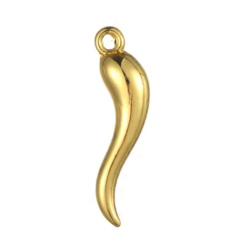 Moj oblik 20 kom. родиевое zlato boja Sretan Minimalna Talijanski Rog Šarm Amulet Zaštita Privjesak metalni privjesci za izradu nakita