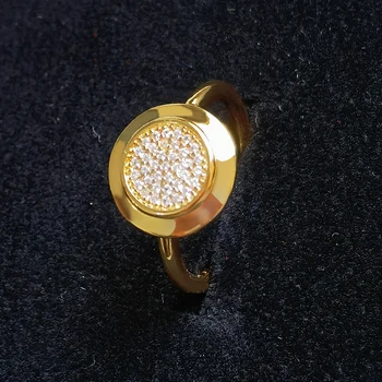 MYBEBOA Autentično prsten od 925 sterling srebra Винтажное Zlatni vjenčani prsten Ging Bump Vjenčano prstenje za Europu Poklon za žene