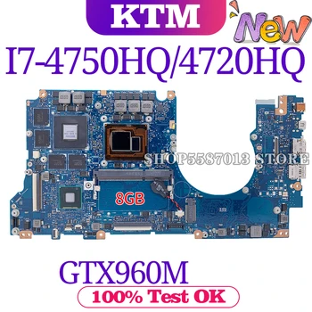 N501J za ASUS N501JW G501J G501JW UX501J UX501JW G60JW matična ploča laptopa matična ploča je test u REDU I7-4720HQ procesor GTX950 M 8 G/memorija