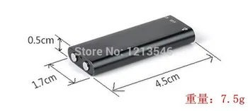Na svijetu najmanji 8 GB/16 GB Profesionalni Diktafon Digitalni Audio Mini Snimač +MP3 player +USB pogon gravador de voz