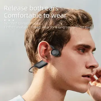 Nove Slušalice s koštane Vodljivosti Za sportski Trčanja Vodootporan Bežične Bluetooth kompatibilne Slušalice S mikrofonom Podržava TF SD-kartice
