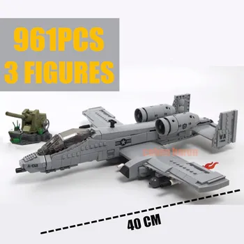 Nove Vojne Igračke AC-130 Rat A10 Sturmovik Zrakoplov air FORCE special forces Figurice Ideja Model je Gradbeni Blok Cigle Poklon za bebu