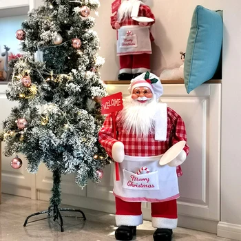 Novi Božićni Ukras za Kuću je Velika Lutka Djeda Mraza Za djecu Božićni poklon nova godina