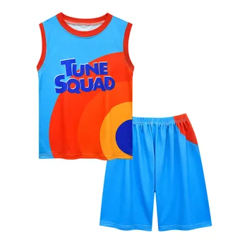 Novi košarkaški košulja Legacy Prsluk Uniforma Space Jam Dres Dječji kostim za косплея Tune-Squad 6 James 1 Bugove Majice Kratke hlače majica