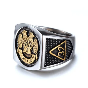 Novi prsten s orlom od nehrđajućeg čelika muški nakit klasicni prsten sreće darove od титановой čelika